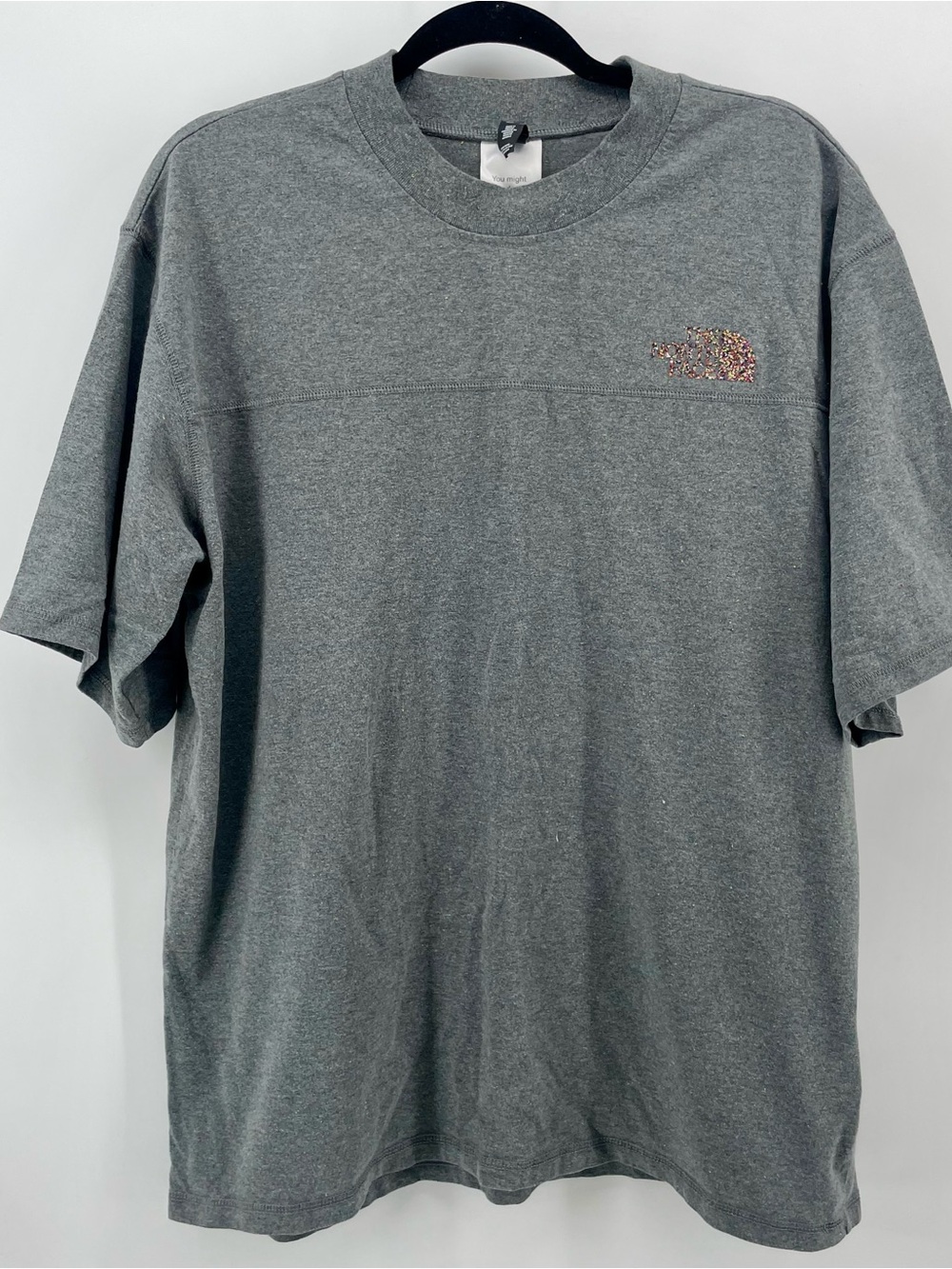 The North Face Men’s Regrind Tee T-Shirt Gray Heathered L